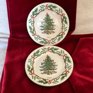 Vintage 2001 Spode Christmas Tree collector's plate